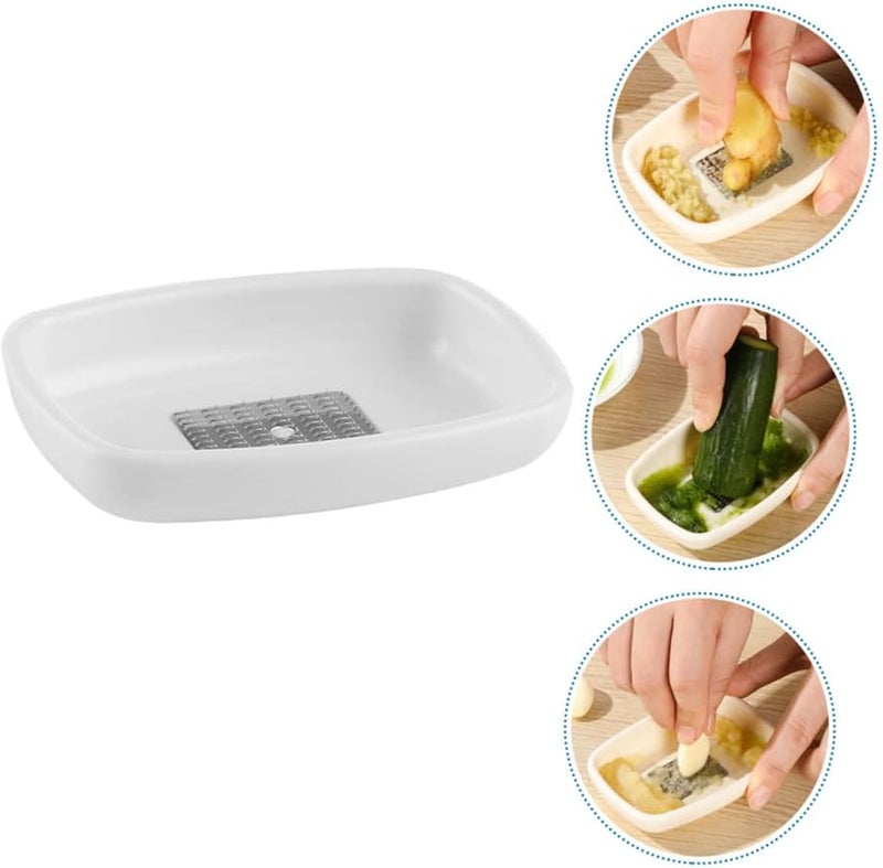 Stainless Steel Ginger Garlic Grater Portable Multi Purpose Grinder Easy Clean - Image 2